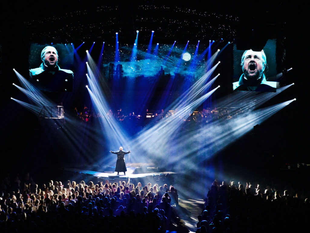Michael Ball as Javert in Les Misérables The Arena Spectacular. Photo © Danny Kaan
