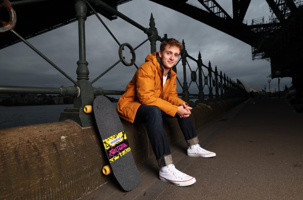 Axel Duffy to play Marty McFly. Photographer Don Arnold