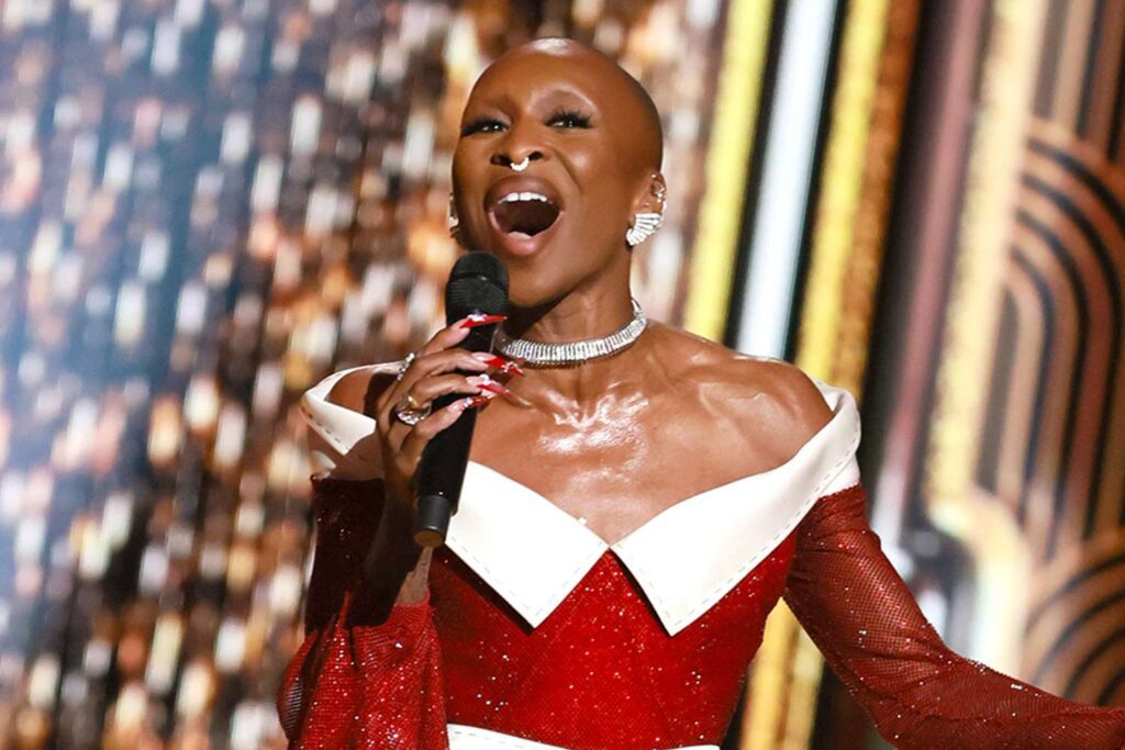 Cynthia Erivo took to the stage as host of the 78th Annual Tony Awards. Image: Getty Images for Tony Awards Pro