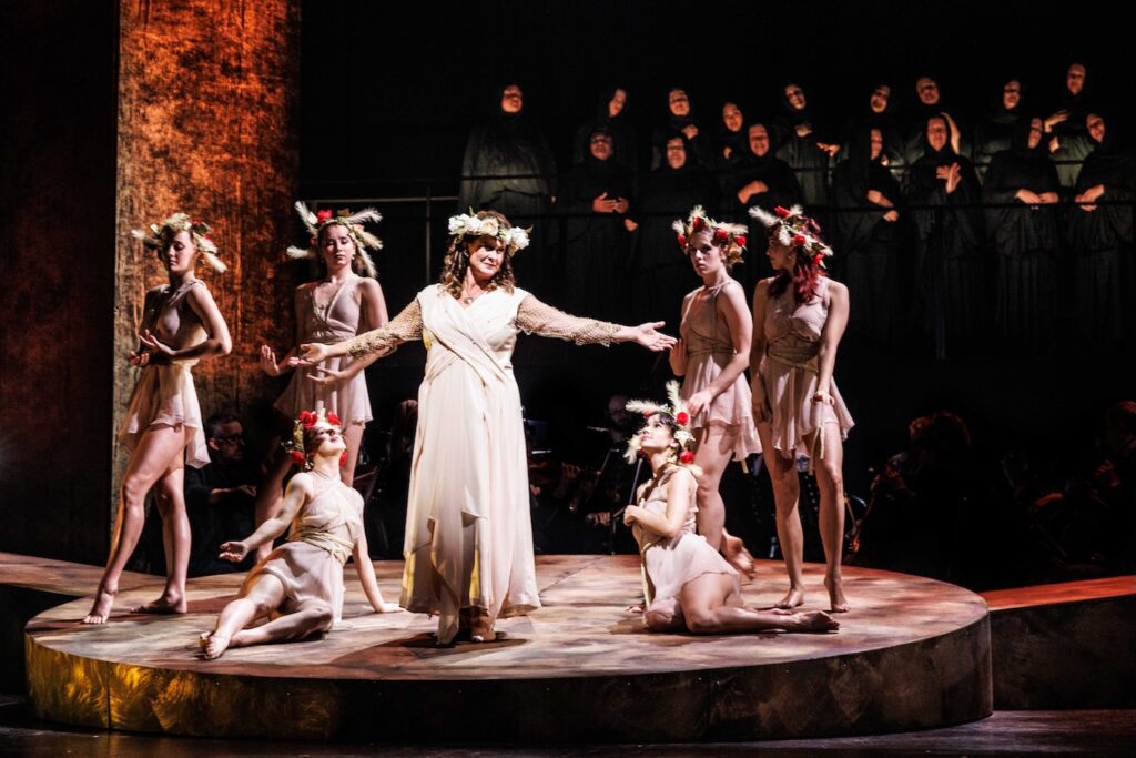 Deborah Humble as Delila. Samson et Delila 2025. Photography by Robin J Halls