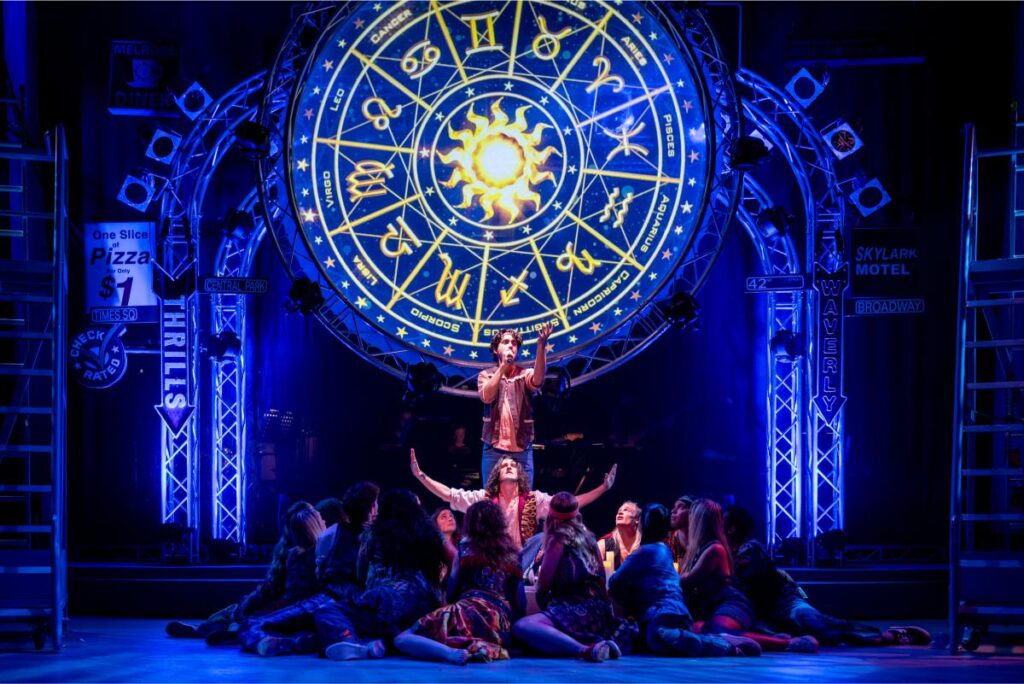 The Cast of Hair, Athenaeum Theatre (2025). Image: Ben Fon