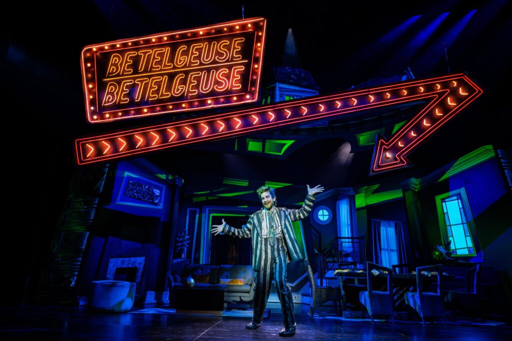 Andy Karl as Beetlejuice. Image by Eugene Hyland
