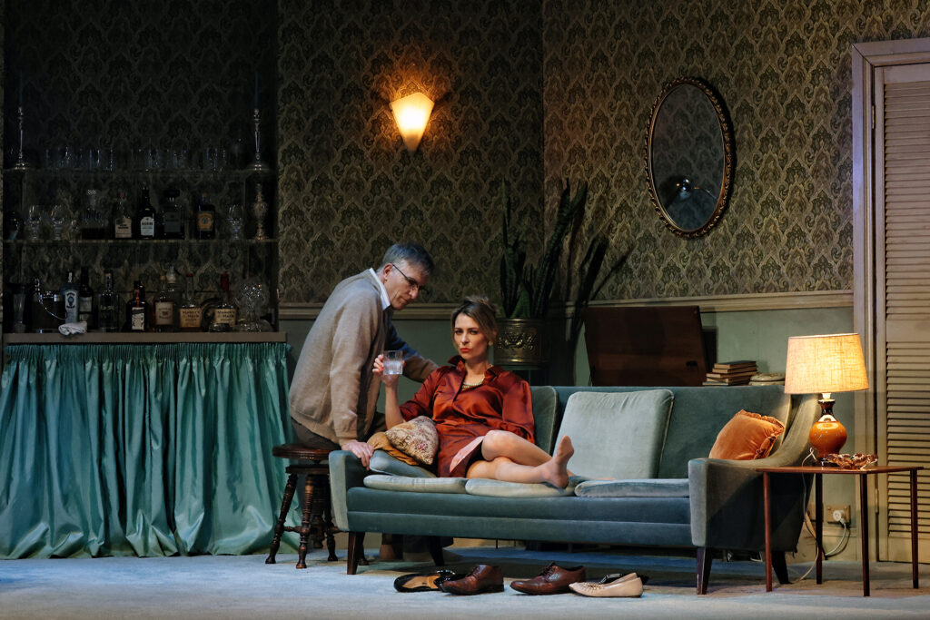 David Whitely and Kat Stewart in Who's Afraid of Virginia Woolf. Image: Prudence Upton