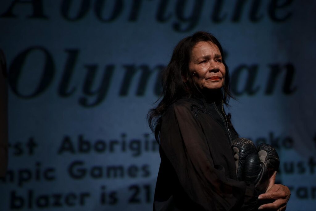 Rhoda Roberts in My Cousin Frank (2025). Credit Stephen Wilson Barker