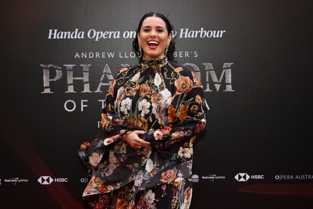 Olivia Vasquez Phantom of the Opera Red Carpet