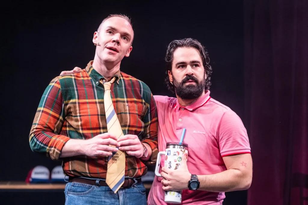 Stephen Anderson and Ryan González in Gutenberg! The Musical!Photo by John McRae