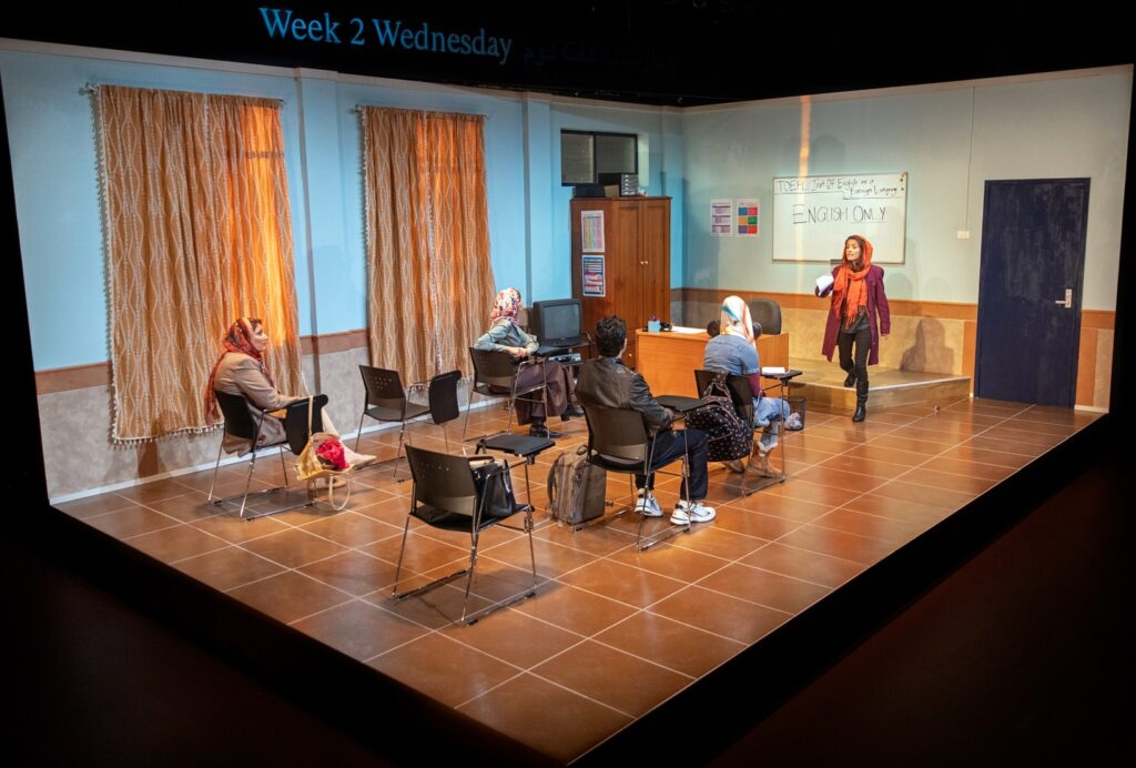 The cast of English, Seymour Centre (2026). Photo: Richard Farland