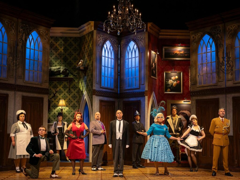 Cluedo the Play, Sydney Theatre Royal (2026). Photo: Jeff Busby