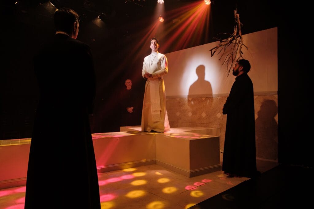 Nat Jobe, Luke Fewster, Mark Langham & Diego Retamales in Cadaver Synod. Photo by Robert Catto