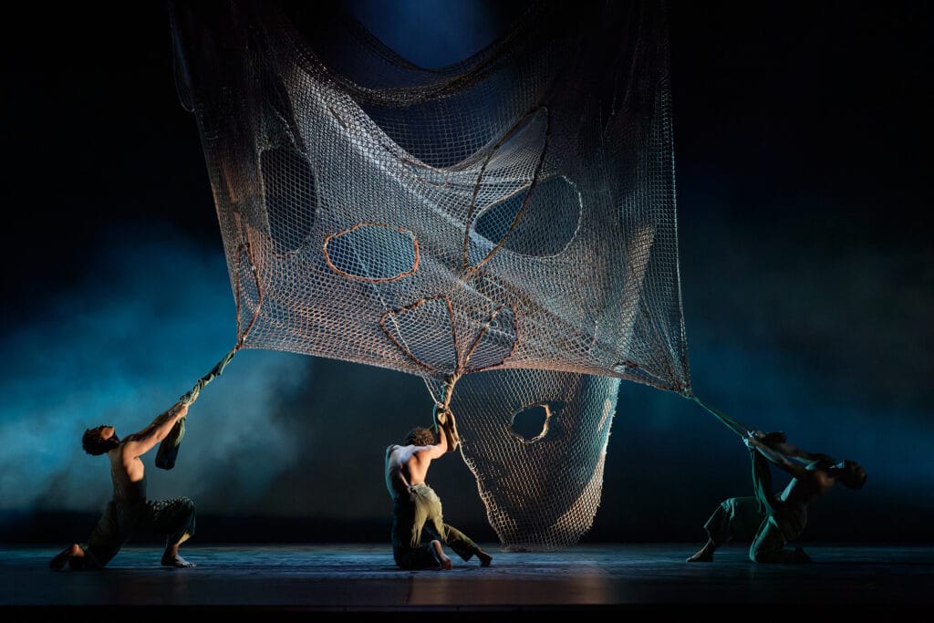 Sheltering - Keeping Grounded, Bangarra Dance Company (2026). Image: Daniel Boud