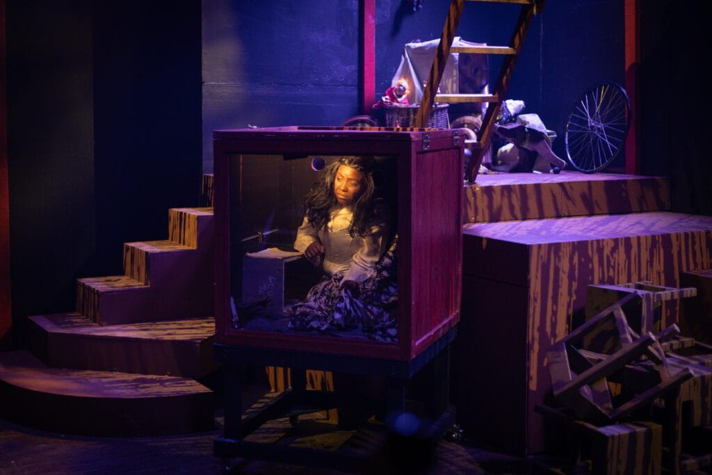 A Very, Very, Very Dark Matter, Flight Path Theatre (2026). Photo: Treeoak Media