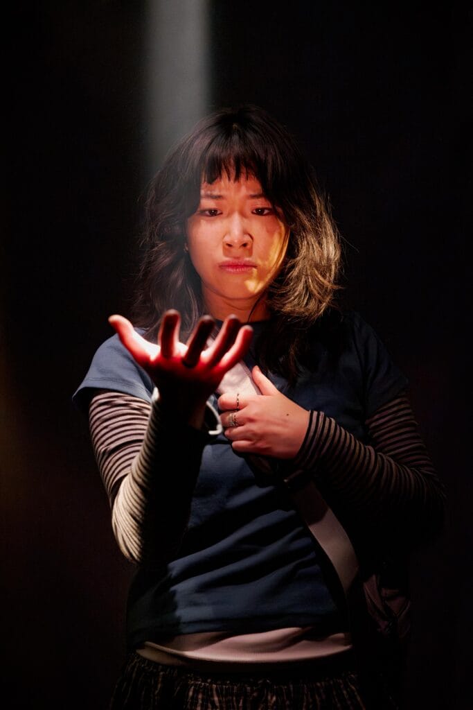 Rachel Seeto in lacuna, Griffin Theatre (2026). Photo: Phil Erbacher