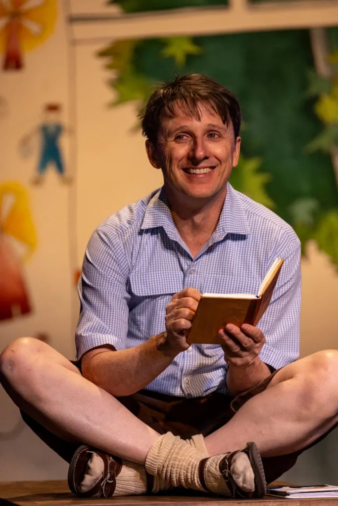 Matthew Whittet in The Book of Everything, Belvoir St (2026). Photo: Brett Boardman