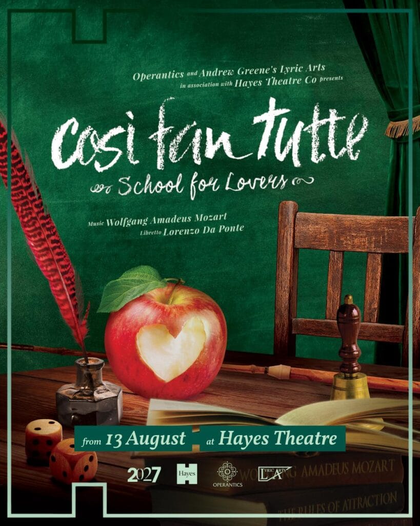 Cosi fan tutte - Hayes Theatre Co 2027 Season